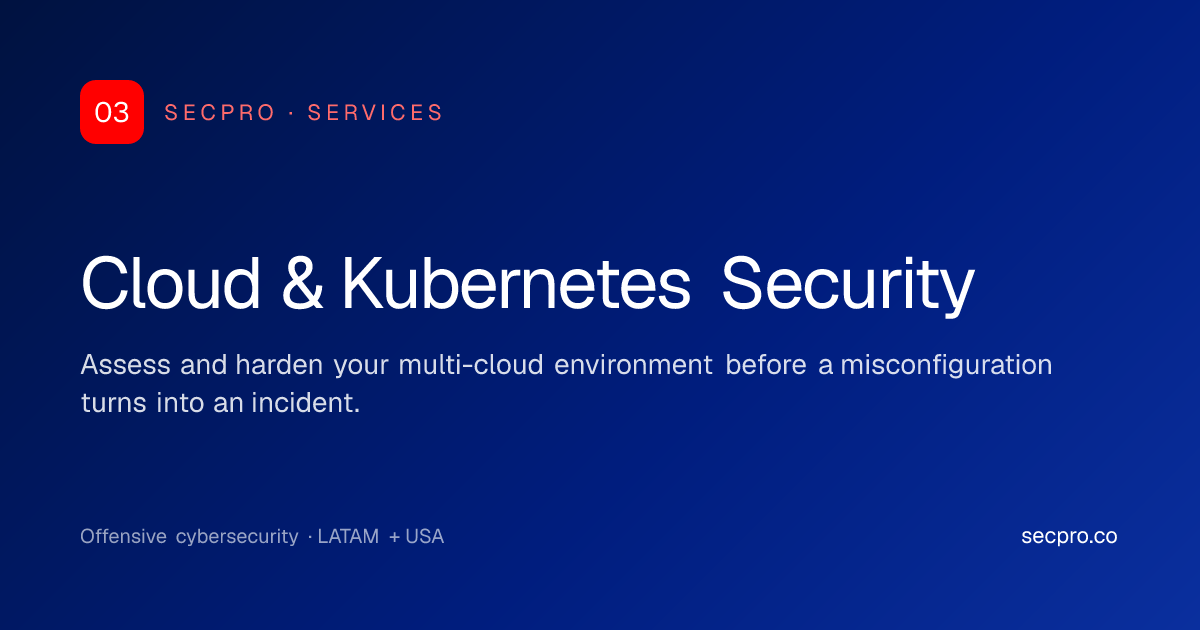 Cloud & Kubernetes Security | SecPro