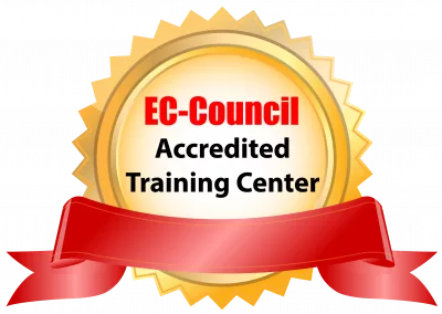 Logo de ATC de EC-Council, Centro de Entrenamiento Autorizado para formación y certificaciones en ciberseguridad.
